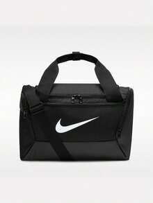 Nike Tas Tote Unisex NK BRSLA XS DUFF - 9.5 (25L) DM3977-010 - Hitam dan Putih - View 1