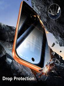 4片裝隱私鋼化玻璃螢幕保護貼，相容 iPhone 17/15/16/14/11/12/13 Pro Max，防窺鋼化玻璃，亦相容 XS Max/XR/X/15/7/8 Plus/SE/16e，生日禮物，手機配件 - 黑色 - 查看 3