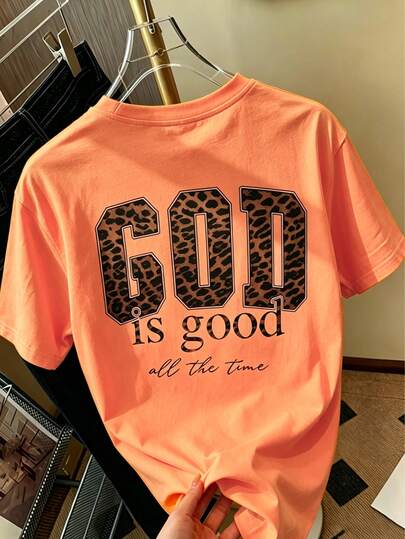 Tween Girl 1pc Printed Pullover Short Sleeve T-Shirt, Student Youth Tween Girl Summer Top, Casual Street Beach Vacation Airport Breakfast School Daily Outfit, Versatile Styling