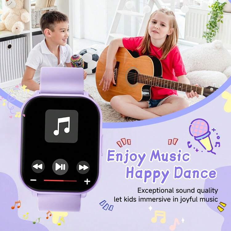 2026 Model 1.83-Inch Touch Screen Smart Watch, Suitable For Children And Teenagers, Compatible With Android And Mobile Phones, Supports Wireless Calling, Message Notifications, Customizable Watch Faces, Fitness Tracking, Easter Gift - Multi-color- - View 5