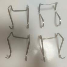 4pcs No-Drill Cabinet Door Back Hooks, S-Shaped Double Groove, Damage-Free Hanging Hooks For Kitchen, Dorm, Bathroom Door Back - View 8