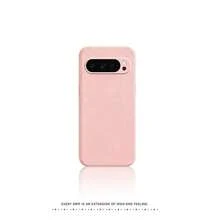 液態矽膠手機殼 附植絨內裡 適用 Pixel 6 7 8a 9a 9pro Xl 10 10a 10 Pro Xl 11 11 Pro Xl - 粉色 - 查看 2