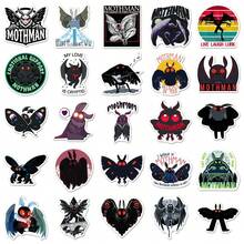 50Pcs Mothman Stickers Scrapbook Aesthetic Stickers Funny Horror Stickers Decorations Mothman Merch Dirt Bike Stickers Vinyl Waterproof Stickers For Water Bottle,Computer,Laptop,Phone,Luggage,Notebook,Fridge - Multicolor - View 5