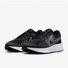 Nike Run Defy New Women's Versatile Lightweight Comfortable Durable Shock-Absorbing Casual Sports Running Shoes HM9593-002 - Black - View 2