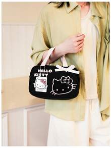 1個 Sanrio Hello Kitty KT 大容量化妝包，女性便攜旅行盥洗包，卡通手提收納整理袋 - 查看 4