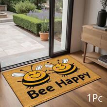 Cute Bee Pattern Printed Long Runner Mat, Indoor Entryway Rug, Bedroom Bedside Mat, Kitchen Runner, Suitable For Living Room, Laundry Room, Bathroom - Multicolor - View 9