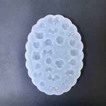 玫瑰花樹脂鑄造模具 矽膠模具配件 樹脂液模具 樹脂鑰匙圈矽膠模具 樹脂模具 - 矽膠 - 查看 2