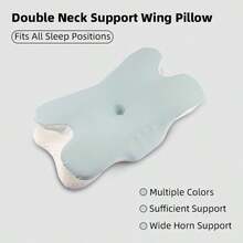 Ergonomic Memory Foam Butterfly Neck Pillow, Suitable For Back Sleepers And Stomach Sleepers, Butterfly Memory Foam Pillow, Ergonomic Neck Support And Relaxation Function, Suitable For Back/Side Sleepers, Helps Improve Sleep Quality, Gift For Family, Suitable For All Seasons - Butterfly-shaped Memory Pillow - View 4