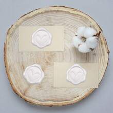 30pcs Pink Heart-Shaped Self-Adhesive Wax Seal Stickers, Self-Adhesive Envelope Seal Stickers, Exquisite Invitation Envelope Decoration, Suitable For Wedding Party, Birthday Party And Christmas Gift Packaging - Pink Heart-tD418 - View 3