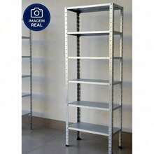 Estante Prateleira De Aço Galvanizado 6 Prateleiras180x60x28 - Visão 8