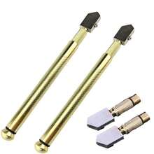 Glass Cutter, Glass Mirror Cutting Tool, Pencil-Style Oil-Lubricated Tungsten Carbide Glass Cutter, Battery-Free Alloy Steel Material, Easy To Operate, Suitable For Mirrors And Glass - A - View 13