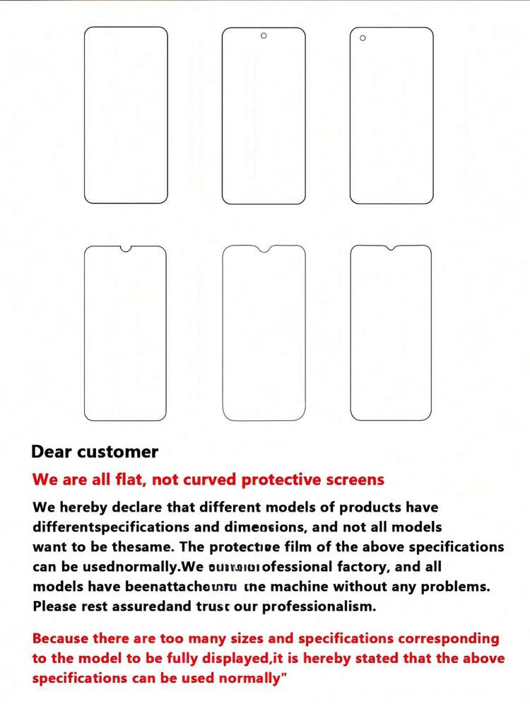 2Pcs HD Hydrogel Film Explosion Proof And Scratch Resistant Mobile Screen Protection Film Compatible With Samsung Galaxy S26 S25 S24 S23 S22 A57 A56 A07 A16/Compatible With Xiaomi 14T 17T 15T Poco M7 Note 13 14 15C 15 Pro Pro+/Honor 90 600 400 Full Coverage Scratch Automatic Repair Protective Film Soft Film Non Glass Support Fingerprint Recognition [International Version Non Local Version] - Clear - View 2
