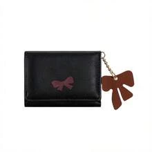Liontin Pita~Dompet Lipat Tiga Wanita Gaya Korea, Dompet Wanita - MultiWarna - View 8