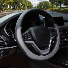 Steering Wheel Cover Car Handle Cover Ultra-Fine Fiber Leather Handle Cover Universal Car Steering Wheel Cover High-End Business Handle Cover - One Size Fits All - View 12