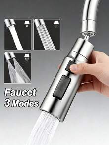 1個 Cc 360°旋轉起泡器，防濺省水設計，一觸式水龍頭延長器，適用於居家浴室裝飾，節日禮物，聖誕節、夏季、冬季、喬遷、婚禮 - 彩色 - 查看 2