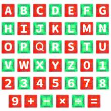 15/26/30/56pcs Mini Magnetic Building Blocks With Numbers And Letters, Spelling And Arithmetic Early Education Stacking Toys, Preschool STEM Learning Set, Toddler Birthday Holiday Gift - Multicolor - View 9