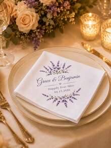 Customized Wedding Handkerchief, Valentine's Day Gift, Personalized Letter Handkerchief, Suitable For Wedding Decoration, Personalized Customization - Multicolor - View 6