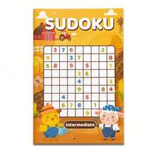 Sudoku Books For Kids Set Of 4 Designed By Age For Preschool Children Elementary Students And Older Learners With Beginner Intermediate Advanced And Challenge Levels Spiral Bound Logic Practice For Focus Math Thinking And Travel - Logic and Thinking Sudoku - View 14