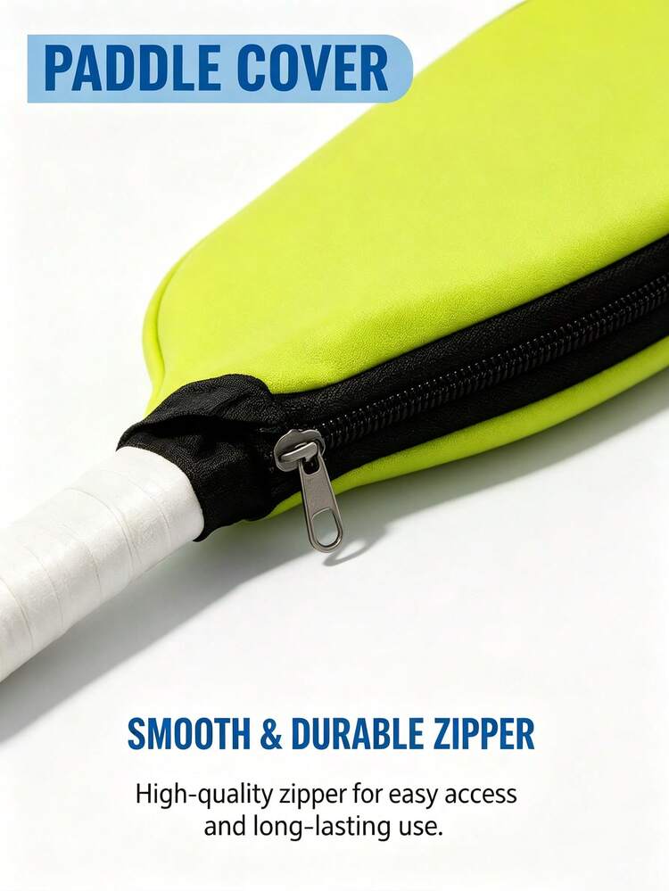 1 buah Sarung Raket Pickleball Kustom, Sarung Raket Pickleball Kustom, Rancang Pelindung Raket Anda Sendiri, Sarung Raket Neoprene yang Dipersonalisasi dengan Resleting, Sarung Raket Pickleball yang Dipersonalisasi, Hadiah untuk Pemegang Raket Pickleball, Hadiah Tim, - Beraneka warna - View 5