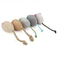 1-10pcs Set Rattle Cat & Mouse Toys, Faux Fur Cat & Mouse Toys, Interactive Cat Toys, Indoor Cat Toys - Multicolor - View 9