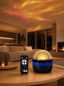 RGB Star Swirl Aurora Wave Light, USB Plug-In Mood Lamp For Cozy Room Vibes - RGB Multi-color Light - View 7