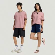 Adidas Trefoil SS TEE U Loose Casual Sports Short Sleeve T-Shirt - Pink - View 4
