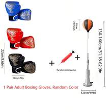 1pc Adjustable Height Boxing Speed Ball, Durable And Portable, Suitable For Home And Gym Reflex & Hand-Eye Coordination Training - Multicolor - View 20