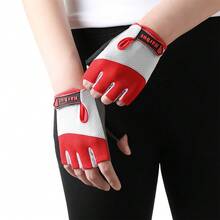 1 Pair Unisex Breathable Anti-Slip Cycling Half Finger Gloves, Professional Fitness Gym Fishing Bike Gloves For Summer - A - View 11