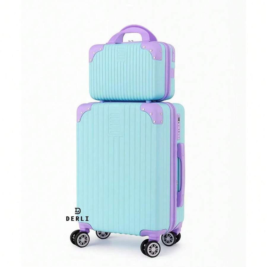 Kit conjunto de mala de bordo. Alto Qualidade,4Double wheel Roda Gira 360 Grau/ mala deviagem/ABS 033ct