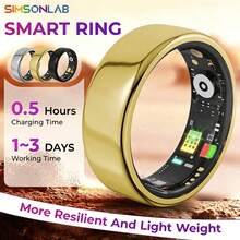 2026 Upgraded Waterproof Smart Ring, Wireless Connection, Multiple Sports Modes, Lightweight As A Feather, Sleep Mode, Pedometer, Comfortable Design, Ideal Gift For Friends - View 12