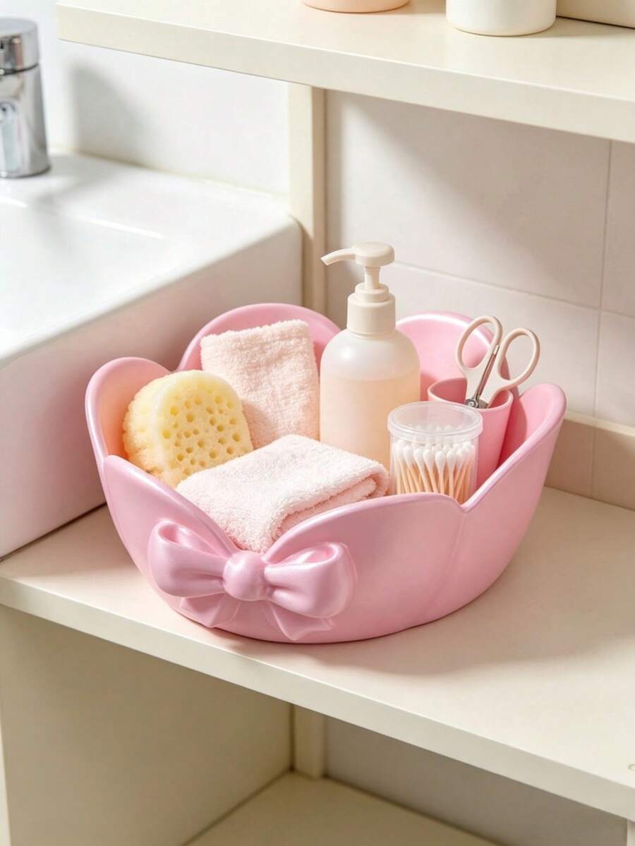 Nampan Penyimpanan Berbentuk Bunga, Cocok Untuk Menyimpan Berbagai Aksesori Rambut Bayi, Mainan, dan Barang Lainnya, Ideal Untuk Penyimpanan Sehari-hari di Berbagai Ruangan Dalam Ruangan - MultiWarna - View 1