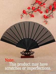 1pc Women's Folding Hand Fan, Vintage Fabric Fan - Carnival Fan, Chinese Kung Fu Tai Chi Festival Dance Decorative Handheld Fan, Christmas Gift/Birthday Gift, Elegant Lightweight Kung Fu/Tai Chi Fan - Professional Folding Design, Classic Sound Effect, Traditional Chinese Style (Due To The Fragile Material Of The Fan, There May Be Defects. The Fan Is 23cm Long, Please Note Before Purchasing.) - Multicolor - View 9
