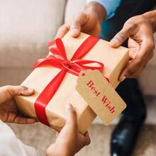100/50 Stücke Weihnachtliche Geschenkanhänger mit 65 Fuß Jutegarn, personalisierte Kartonanhänger mit Loch, Kraftpapier Etiketten für DIY Kunsthandwerk, Hochzeit Weihnachts Papier Geschenke Vintage Etiketten - Übersicht 7