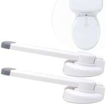 3M Baby Toilet Lid Lock, Self-Adhesive Toilet Seat Lock For Children And Pets, No-Drill Bathroom Toilet Lid Lock - Multicolor - View 8