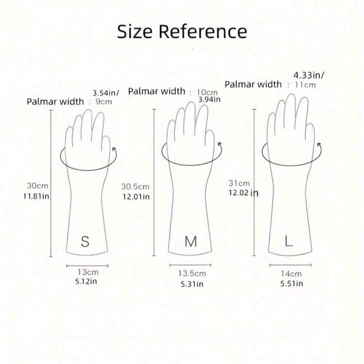 2 Pairs Premium Waterproof Household Cleaning Gloves, Non-Slip, Multi-Purpose For Kitchen Dishwashing, Laundry And Housework, Kitchen, Bathroom, Home Use - Multicolor - View 10