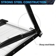 A4 Paper Cutter, 12 Inch Heavy Duty Paper Trimmer With Safety Guard And Blade Lock, Back To School, School Supplies, Christmas Paper Cutting, Christmas Wrapping Paper Cutting - Paper Cutter - View 8