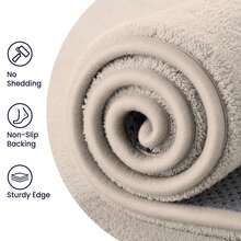 Sour Lemon Carpet Rugs Living Room Large 120 X 170, Rugs For Bedroom, Washable Area Rugs, Anti Slip Fluffy Rug Shaggy Large Grey Rug Carpets, Extra Large Rugs For Living Room BedRoom, Home Decor - Sand - View 5