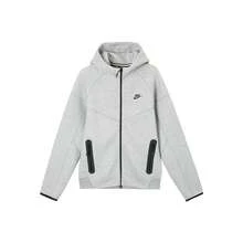 Nike Sportswear Solid Color Logo Hoodie Jacket Men's Dark Gray - 灰色 - 查看 1