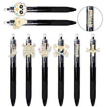 8pcs Set Of Personalized Ballpoint Pens Featuring Human Skeleton Themes, Part Of An Anatomical Medical Series, Perfect For Back-To-School Gifts, Random Seed - Multicolor - View 4