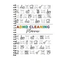 1pc ADHD Cleaning Planner Notebook With Daily Weekly Monthly Cleaning Schedule&Zone Chore Checklists,Household Declutter Task Tracking Journal,Housekeeping Organizing Routine Log Book,Easy Task Breakdown Home Management Notebook, Housewarming New Ho - Annual Home Cleaning Checklist - View 5