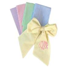 Women's Striped Bubble Gauze Thin Scarf, Lightweight French Elegant Spring/Summer Scarf Accessory - View 7