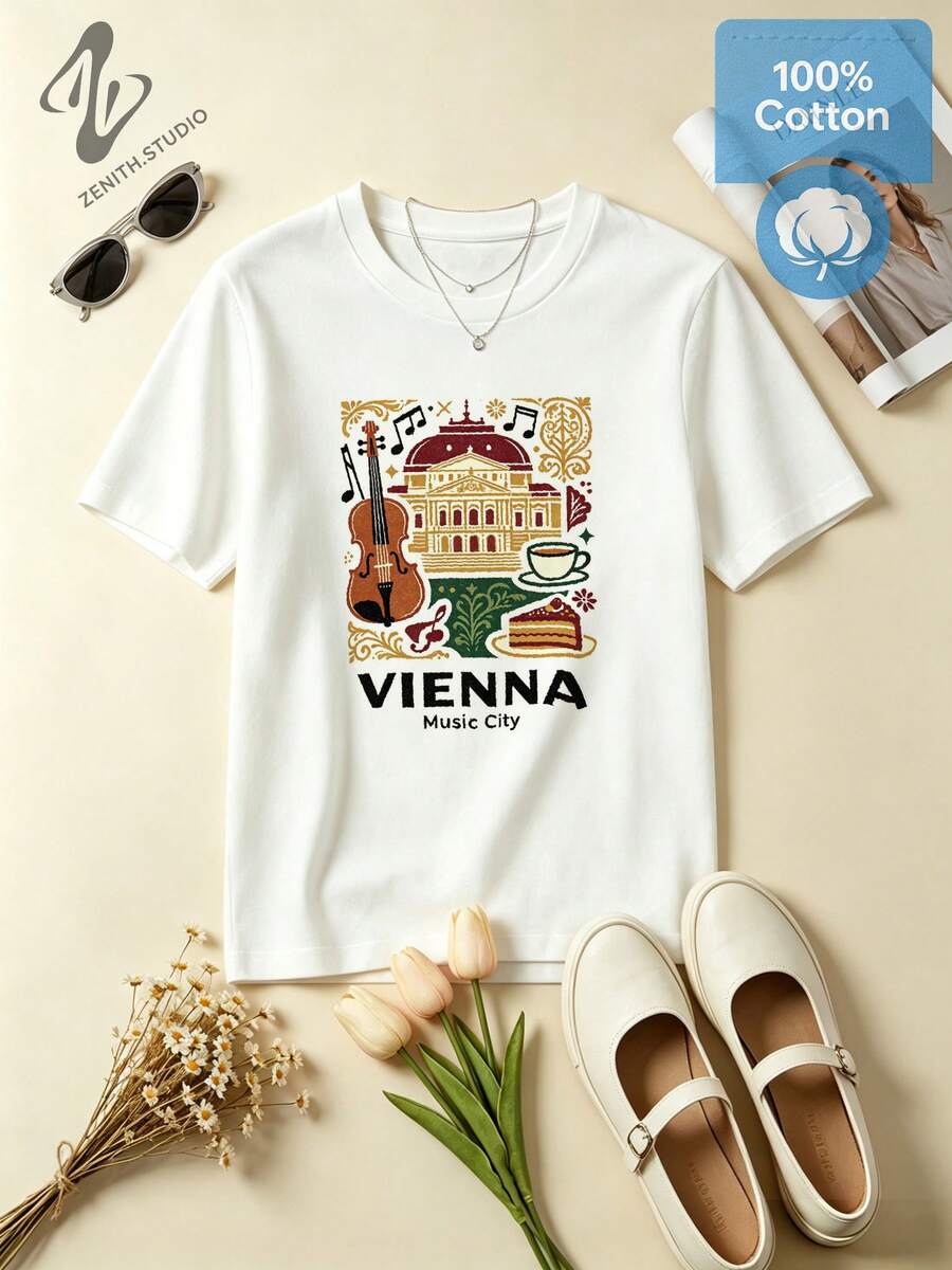 Women T-Shirts - White - View 1