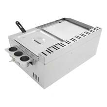 Commercial Deep-Frying Machine Large-Capacity Deep-Frying Machine Deep-Frying Machine With Grill Griddle - 1PCS - View 9