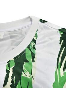 Camiseta de fútbol estilo Nigeria para hombre & Nombre y número personalizables & Cuello redondo suave y ligero top deportivo & Entrenamiento, casual, regalo & Copa del Mundo verano - Multicolor - Ver 6