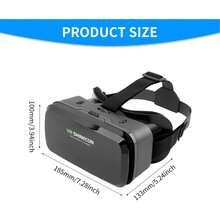 YIYI Smartphone VR Glasses, 100° Wide Angle VR Headset - Adjustable Pupil Distance, Lightweight Design, Compatible With 4.0-6.0 Inch Phones, Immersive 3D Movies And Games, Best Gift For Men And Women - 1pc - View 4