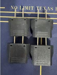 (1/2/3/10 piezas) Adaptador de enchufe de viaje de UE a EE. UU., Convertidor de toma de corriente de CA de Europa a América - Negro - Ver 17