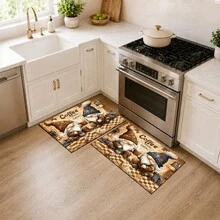 1/2PCS Cartoon Kitchen Drain Mat, Non-Slip Absorbent Quick-Dry Floor Mat, Kitchen Sink Countertop Mat, Home Door Mat, Living Room Bedroom Bathroom Decorative Mat, Pet Mat, Holiday Home Gift - Multicolor - View 7