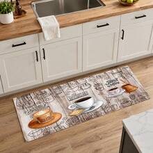 1pc Coffee Pattern Kitchen Countertop Diatomaceous Earth Absorbent Quick-Dry Coffee Machine Mat, Kitchen Home Decor Non-Slip Heat-Resistant, Bowl Dish Cup Drying Mat, Easy To Clean Stain-Hiding, Suitable For Kitchen Dining Table Coffee Bar Kitchen Floor Mat Dining Table Mat Drying Mat Breakfast Mat - Multicolor - View 8