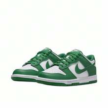 Nike Dunk  Retro Versatile Street Casual Comfortable GS Sneakers Unisex Peacock Green - White/Malachite Green/Sail White - View 3