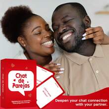Couples' Chat Card Game With 55 Question Cards – An Intimate Conversation Game For Couples To Strengthen Connections On Dates, Anniversaries, And Romantic Nights; An Ideal Gift For Boyfriends And Husbands. - View 5